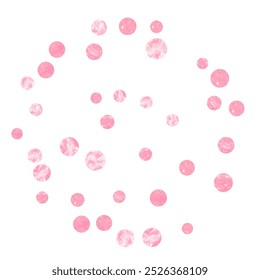 Glamour Pattern. Engagement Frame. Decoration Magazine. Rose Scatter Illustration. Golden Vintage Card. Metallic Painting. Pink Glowing Invite. Golden Glamour Pattern