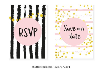 Glamour Pattern. Pink Mothers Frame. Black Premium Wallpaper. Golden Simple Print. Stripe Carnival Design. Metallic Painting Set. Rose Offer. Stripe Glamour Pattern