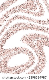 Glamour pink confetti dust scatter pattern. Triangle square circle star particles noise. Party materials. Blink crumb elements powder confetti. Holiday decoration stardust spatter