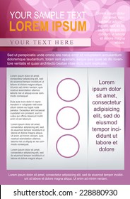 Glamour Pink Flyer Layout Template
