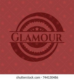 Glamour red emblem