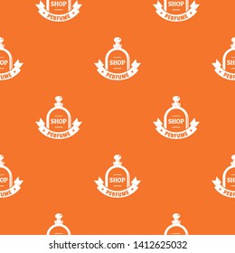 Glamour shop pattern vector orange for any web design best