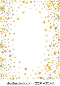 La textura vectorial de plata de glamur y de polvo de estrellas de oro. Un pequeño estallido espanta elementos decorativos de navidad. Patrón de polvo de estrellas aisladas. Explosión de símbolos de espuma.