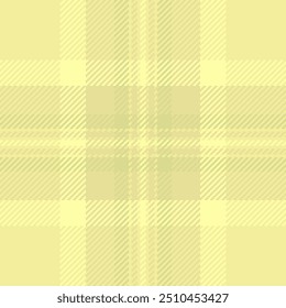 Glamour vector background plaid, gold pattern seamless texture. Tweed fabric textile check tartan in yellow color palette.