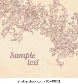 Glamour vector vintage background