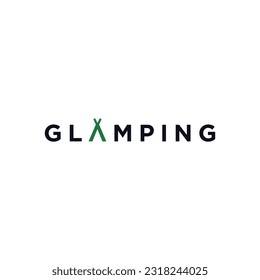 Glamour logo de marca de palabras icono plantilla vectorial.eps
