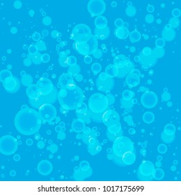 Glare Abstract Blue Background Vector