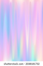 Glare hologram gradient background  Iridescent holo texture  Holographic vaporwave digital pattern  Pearlescent vanilla vector backdrop  Spectrum blur aura gradient holography 