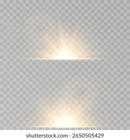 Glare spark flickers gently in morning-style shine. Warm gradient edges enhance visual composition depth.Transparent PNG flare ideal for realistic photo effects. Shining light effect mimics sunrise