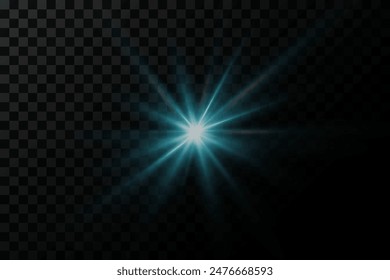 A glare of a star, a flash of rays. An explosion of light and lines.	
