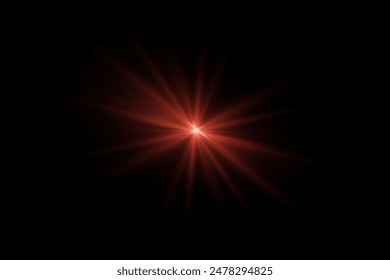 A glare of a star, a flash of rays. An explosion of light and lines.