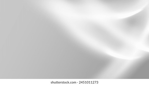 Glare from the sun's rays on the wall. Blurred shadows  in the room. Soft overlay of natural light. Abstract background for product presentation.Natural light layout.