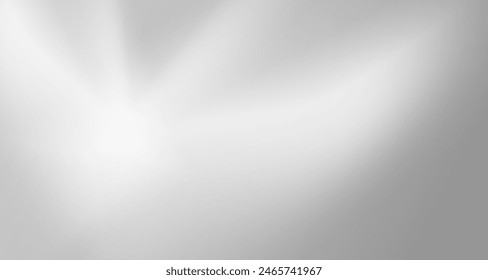 Glare from the sun's rays on the wall. Blurred shadows from leaves and plants in the room. Soft overlay of natural light. Abstract background for product presentation.Natural light layout.