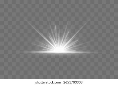 Brilho do sol e explosão luminosa brilhante com luz de fundo isolada brilho estrela brilho abstrato conjunto brilhante brilho raio explosão mágica borrão design vetor

