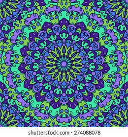 glaring bright hand-drawing ornamental abstract seamless lace background with many details for design of silk neckerchief or printing on textile or use for card, invitation or banner cover