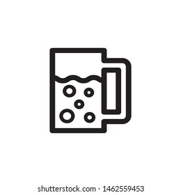 glas icon vector symbol template