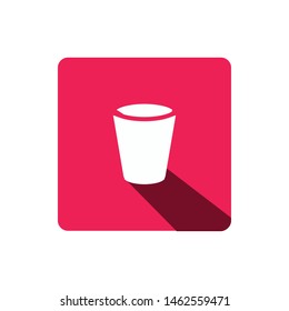 glas icon vector symbol template