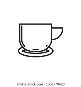 Glas Tea Simple coffee shop icon