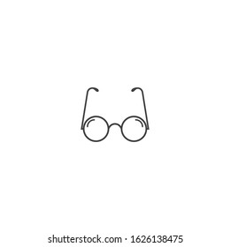 Glasess icon vector flat design