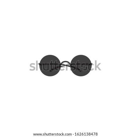 Glasess icon vector flat design