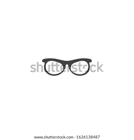 Glasess icon vector flat design