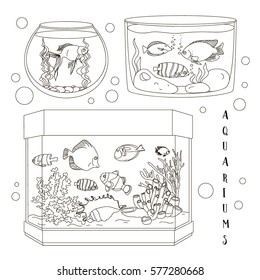 Glass Aquarium Set