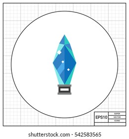 Glass Award Vector Icon