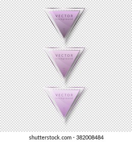 GLASS BACKGROUND.Glass banners.VECTOR.
