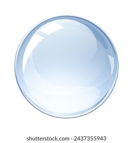 Glass ball illustration material_transparent marbles