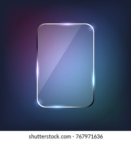 Fondo del cartel de cristal