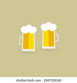 a glass of beer