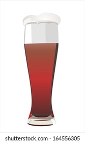 glass with beer