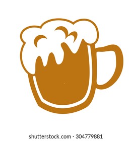 Glass of beer