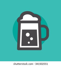 Glass of beer 