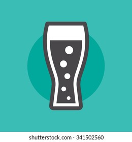 Glass of beer 