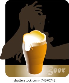 Glass of beer