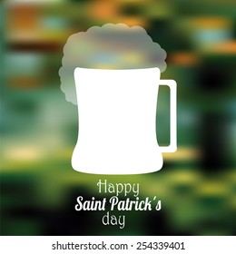 glass of beer to celebrate St. Patrick