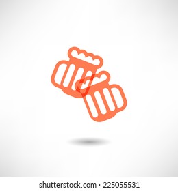 Glass of beer icon