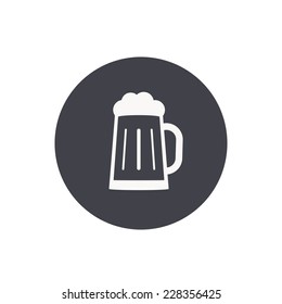 Glass of beer icon