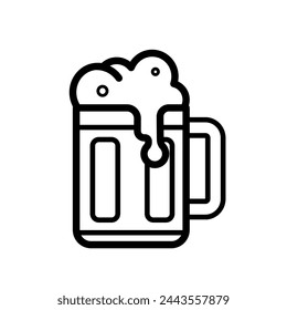 vaso de cerveza - icono	