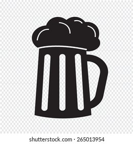 Glass beer icon