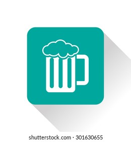 Glass of beer icon