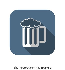 Glass of beer icon