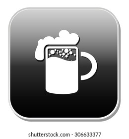 Glass of beer icon