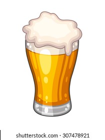Glass of beer icon.
