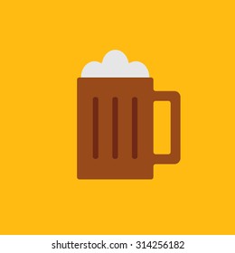 Glass of beer icon