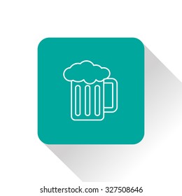 Glass of beer icon