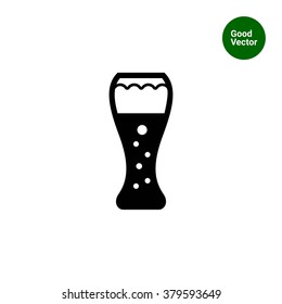 Glass of beer icon