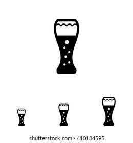 Glass of beer icon