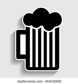 Glass of beer icon
